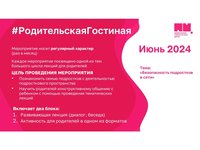 26.06.2024 г.  Мероприятия родительской гостиной. Тема: Безопасность подростков в сети.